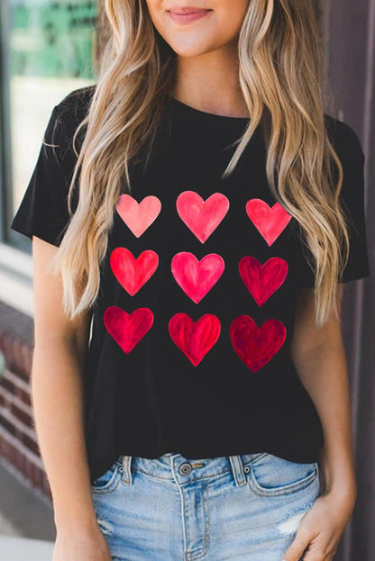 Sequin Heart Graphic Tee - L & M Kee, LLC