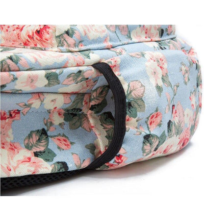 White Flower Backpack - L & M Kee, LLC