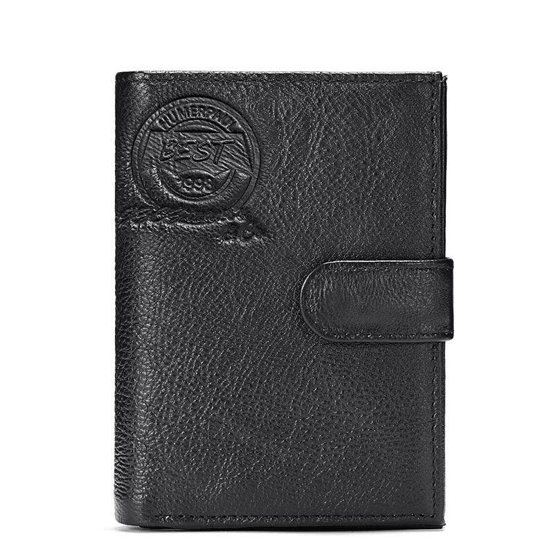 Multifunctional Genuine Leather Business Wallet - L & M Kee, LLC