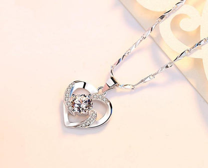 Love Heart Pendant Necklace - L & M Kee, LLC