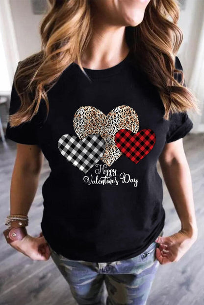 Sequin Heart Graphic Tee - L & M Kee, LLC