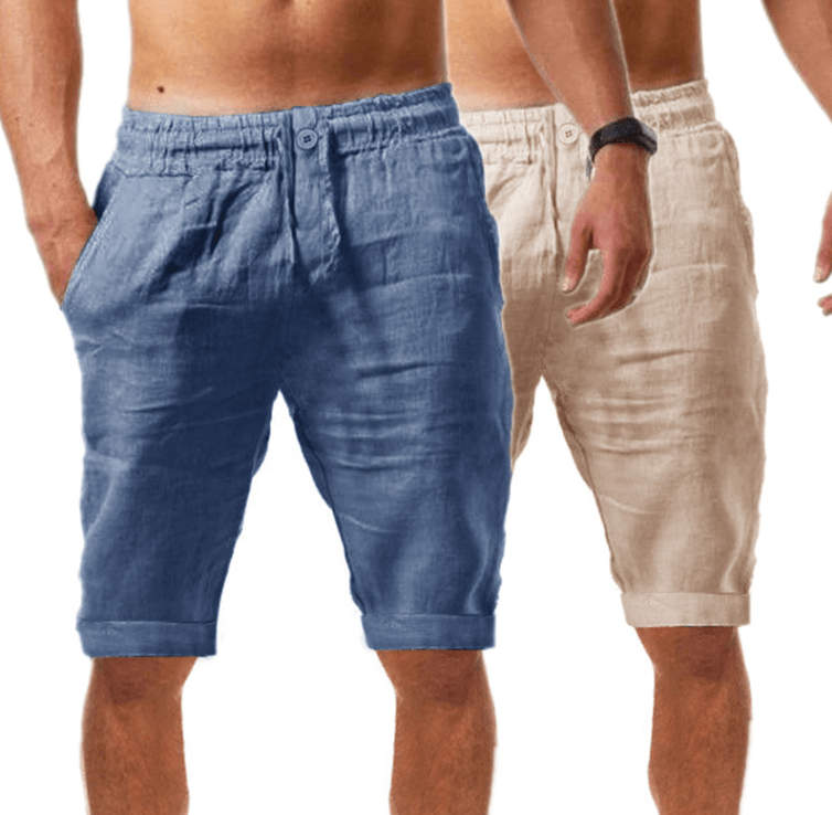 Sporty Linen Shorts - L & M Kee, LLC