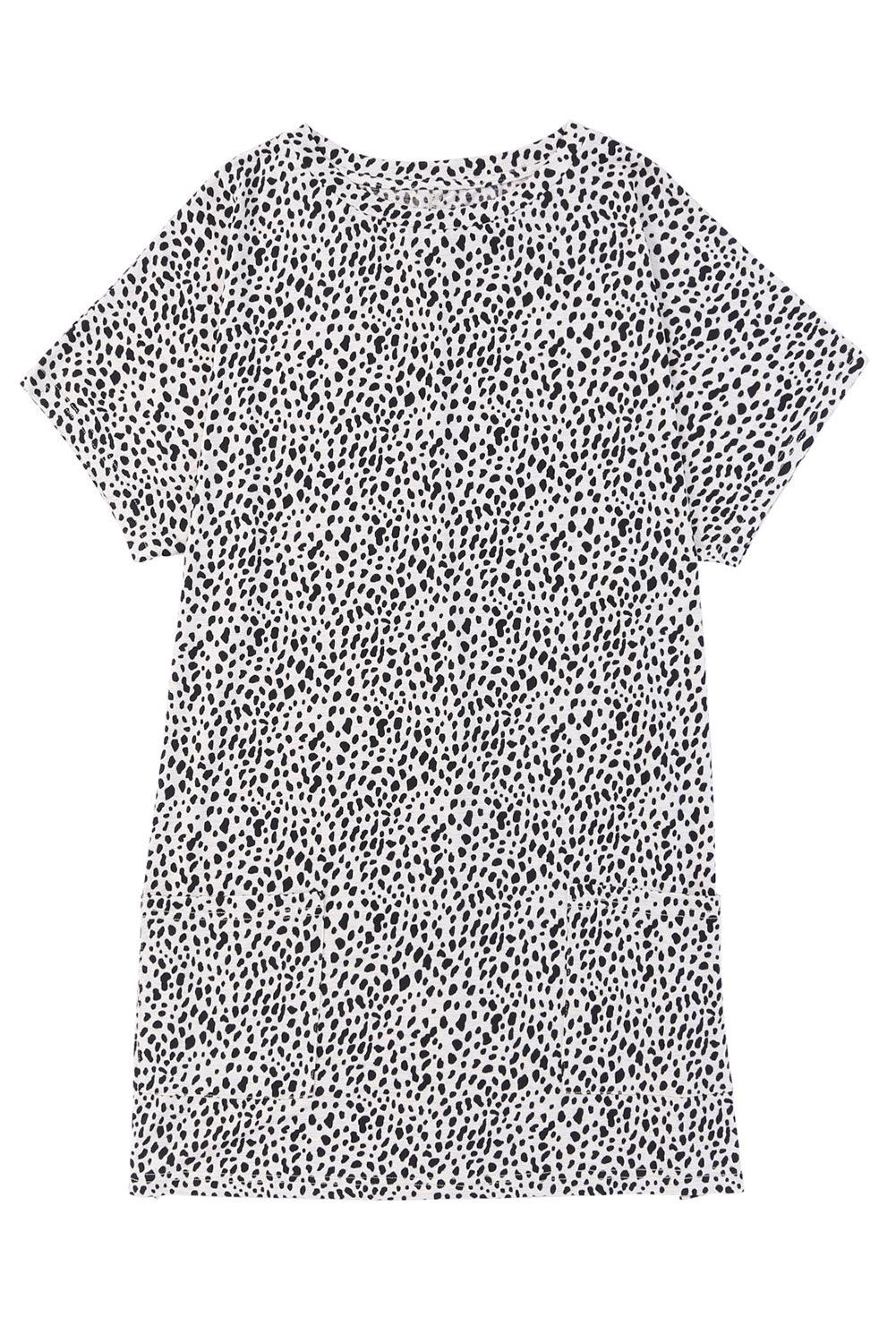 Print Side Pockets Tunic Top - L & M Kee, LLC