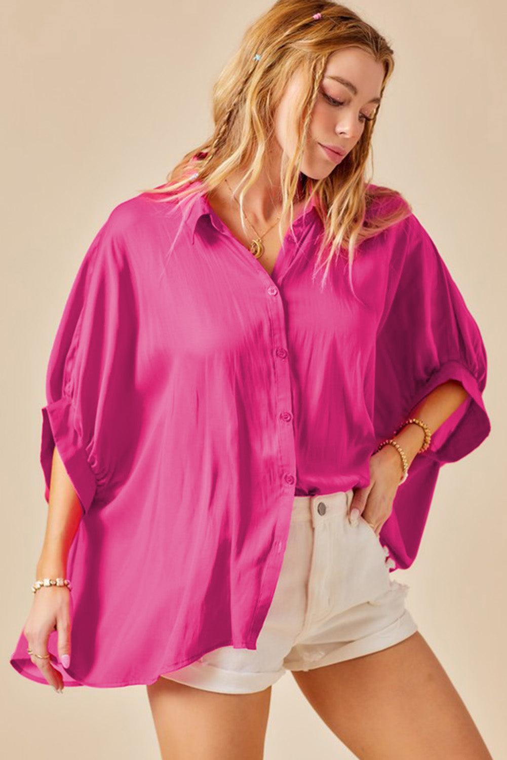 Soft Oversize Dolman Shirt - L & M Kee, LLC