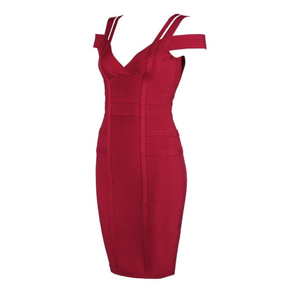 Celebrity Style Bodycon Bandage Dress - L & M Kee, LLC