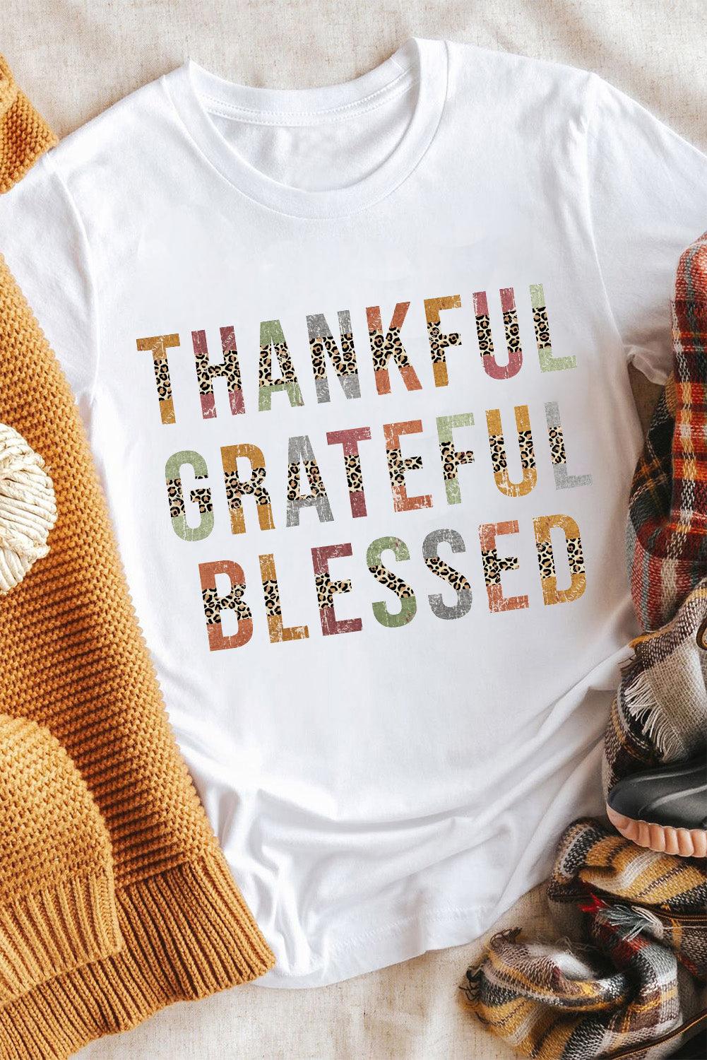 Fall Pumpkin Letter Graphic Print Short Sleeve T Shirt - L & M Kee, LLC