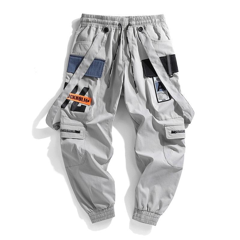 Streetwear Beam Cargo Pants - L & M Kee, LLC