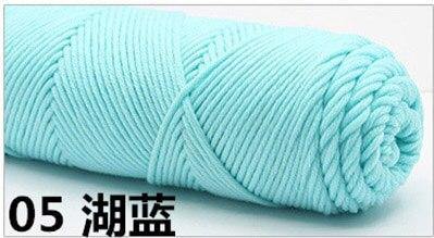1pcs 60 Color Thick Yarn for Knitting Natural Soft Milk Cotton Yarn Hand Knitting Thread Wool Yarn Lover Scarves Knitting yarn - L & M Kee, LLC