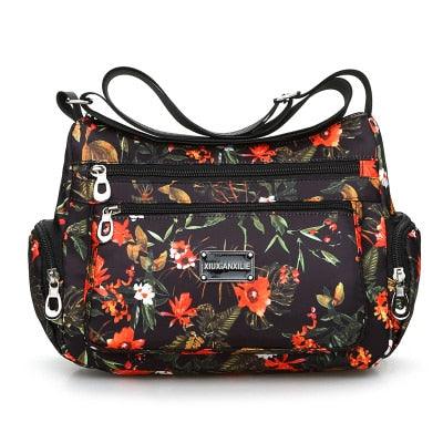 Floral Shoulder Bag - L & M Kee, LLC