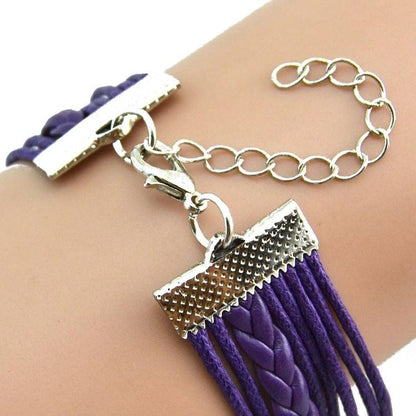 Infinity Owl Pearl Friendship Leather Bracelets - L & M Kee, LLC