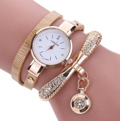 Women Fashion Casual Bracelet Watch - L & M Kee, LLC