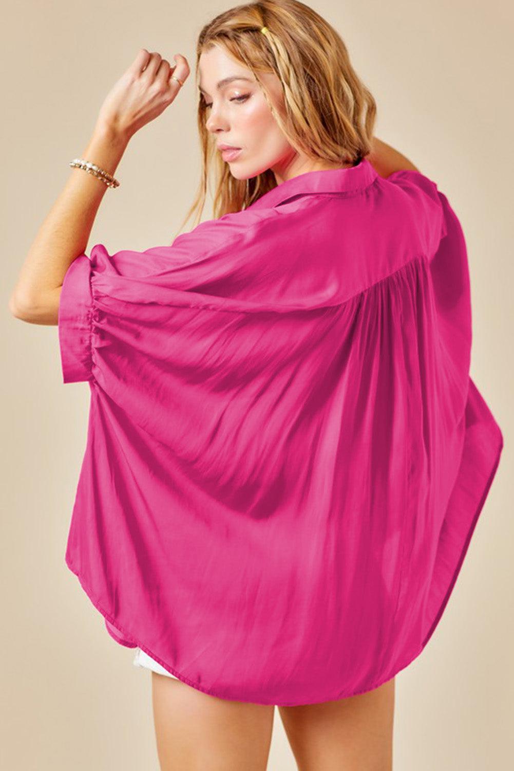 Soft Oversize Dolman Shirt - L & M Kee, LLC