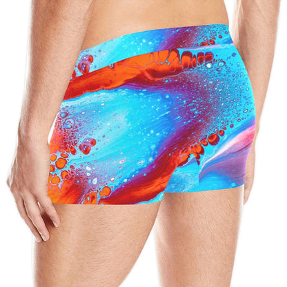 Water Wave Men's Boxer Briefs with Custom Waistband (L10) - L & M Kee, LLC