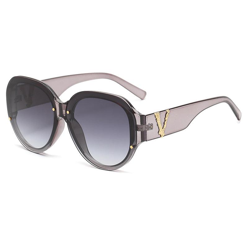 Large Frame Oval Sunglasses - L & M Kee, LLC