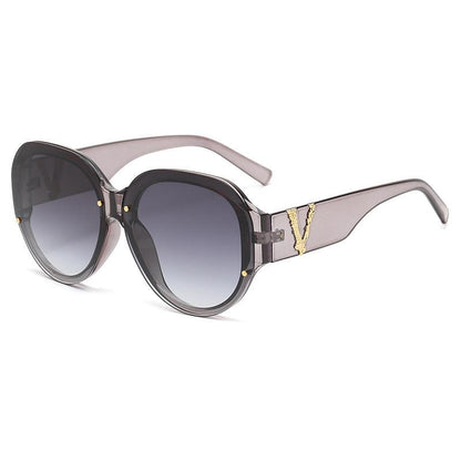 Large Frame Oval Sunglasses - L & M Kee, LLC