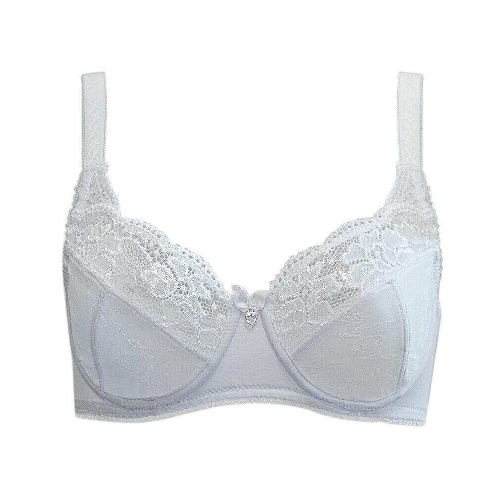 White Lace Mesh Bra YBCG | Plus Size - L & M Kee, LLC