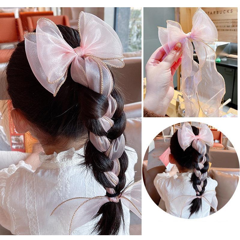 Children's Bow Ribbon Hairpin - L & M Kee, LLC