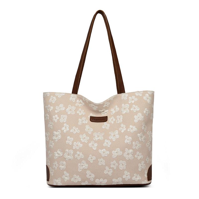 Simple And Large Western Style Shoulder Tote - L & M Kee, LLC