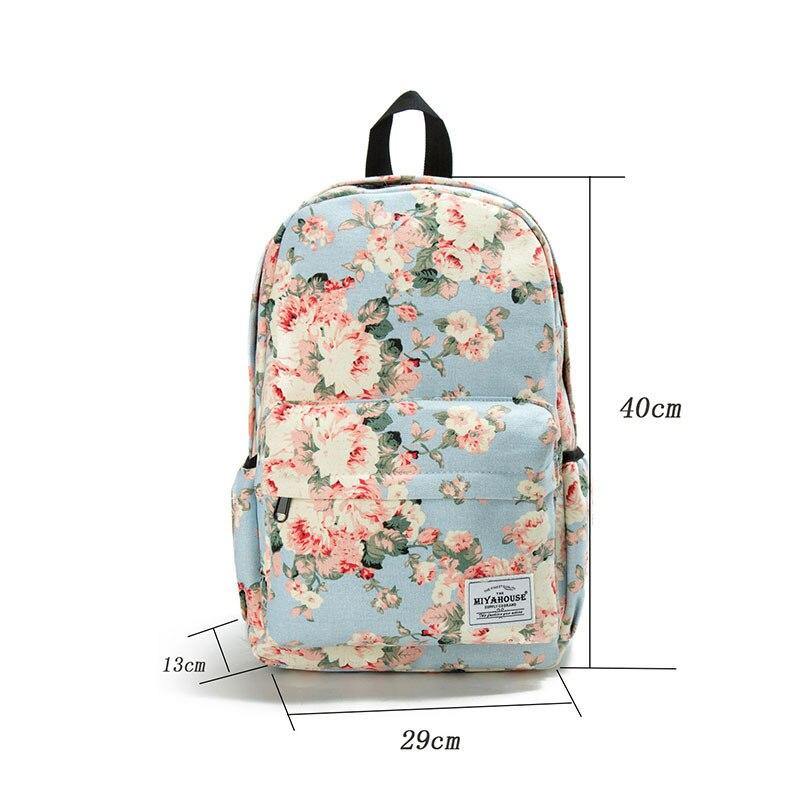 White Flower Backpack - L & M Kee, LLC