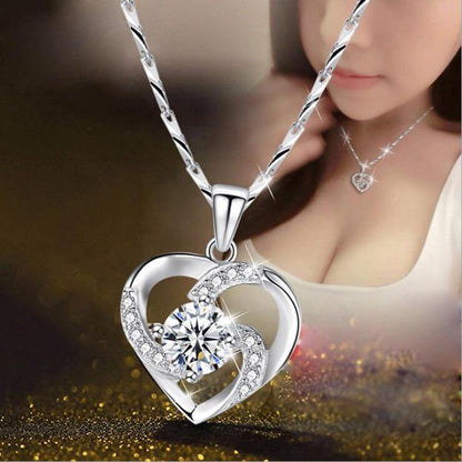 Love Heart Pendant Necklace - L & M Kee, LLC