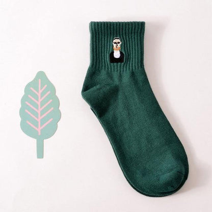 Cotton Short Character Socks - L & M Kee, LLC