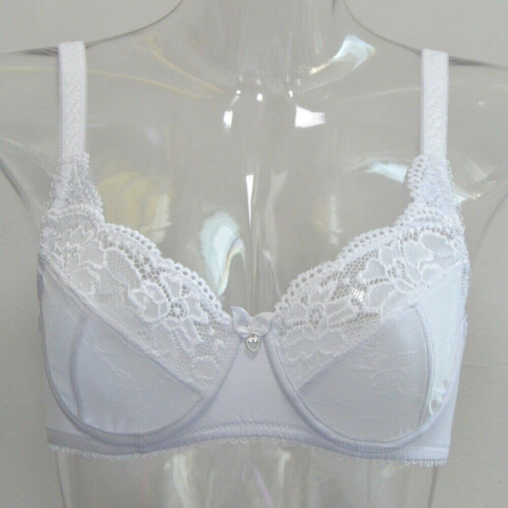 White Lace Mesh Bra YBCG | Plus Size - L & M Kee, LLC