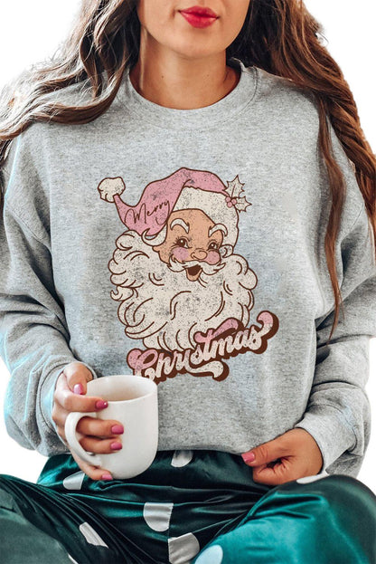 Father Christmas Embroidered Sweatshirt - L & M Kee, LLC