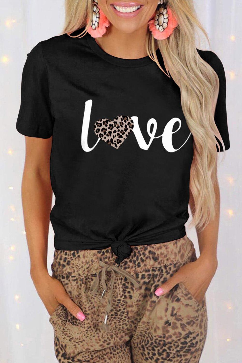 Sequin Heart Graphic Tee - L & M Kee, LLC