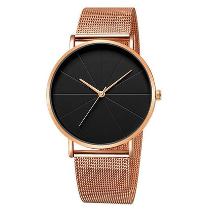 Women High Quality Stainless Steel Quartz Wristwatch - L & M Kee, LLC