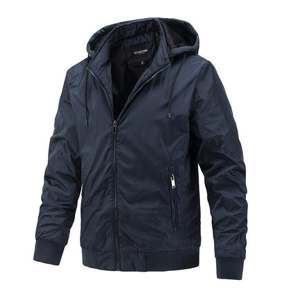 Men's Wear Removable Hooded Jacket - L & M Kee, LLC