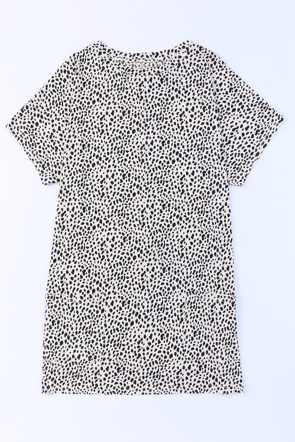 Print Side Pockets Tunic Top - L & M Kee, LLC