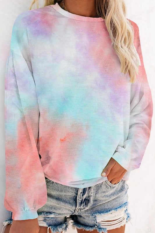 Tie-dye Knit Sweatshirt - L & M Kee, LLC