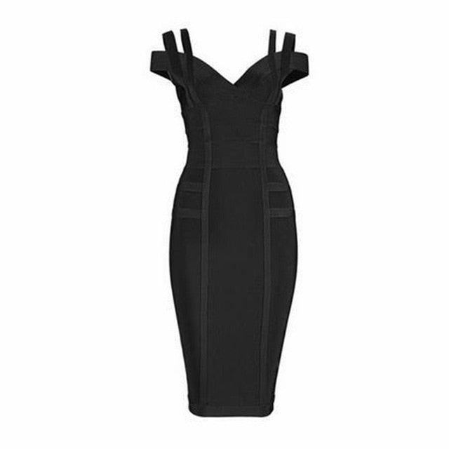 Celebrity Style Bodycon Bandage Dress - L & M Kee, LLC