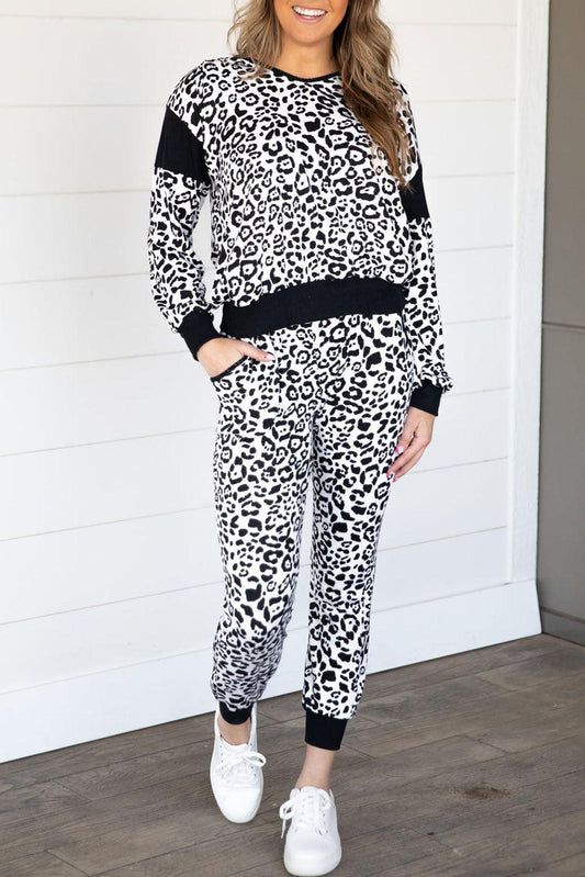 Print Pullover and Joggers Set - L & M Kee, LLC