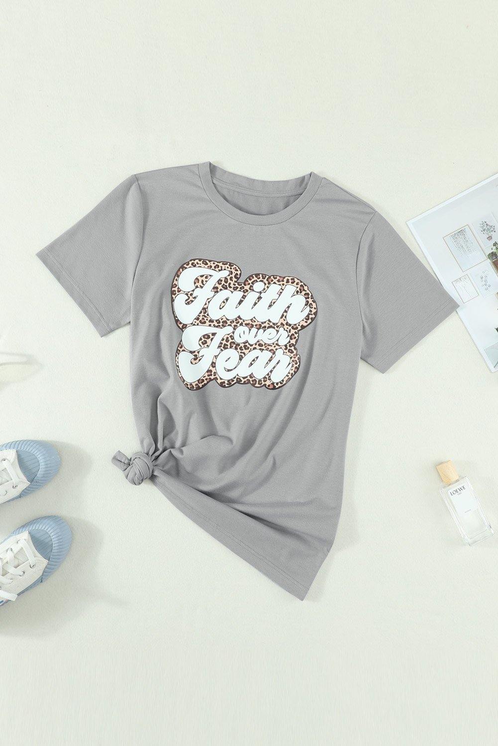 Faith Over Fear Graphic Tee - L & M Kee, LLC