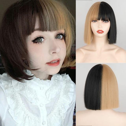 Long Straight Wig With Bangs - L & M Kee, LLC