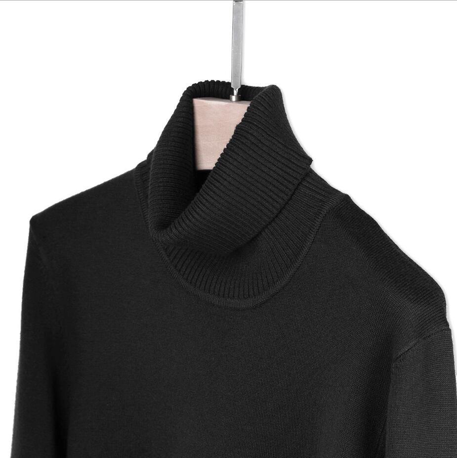 Dark Color Turtleneck Sweater - L & M Kee, LLC
