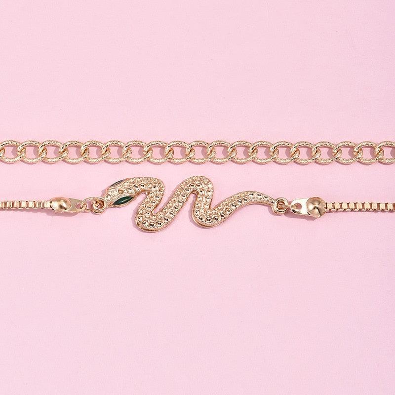 Crystal Snake Bracelet - L & M Kee, LLC