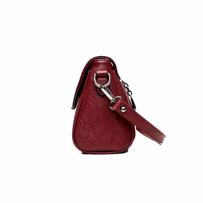 Soft Pu Leather Crossbody Bag - L & M Kee, LLC