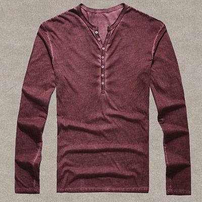 Vintage Henry Long Sleeve Shirt - L & M Kee, LLC