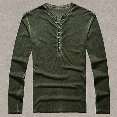 Vintage Henry Long Sleeve Shirt - L & M Kee, LLC