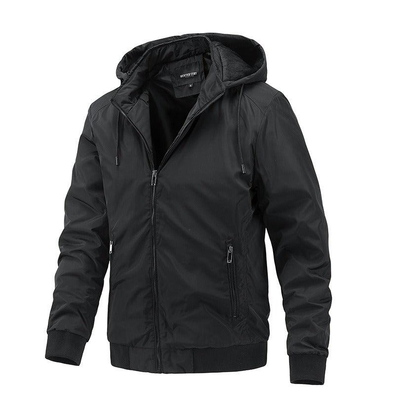 Men's Wear Removable Hooded Jacket - L & M Kee, LLC