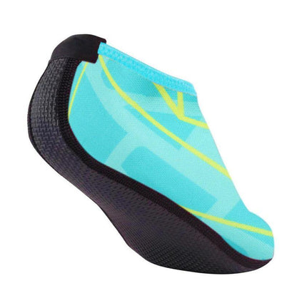 Men Woman Barefoot Skin Sock Striped Shoes Beach Pool Water Socks GYM Aqua Beach Swim Slipper On Surf Aqua Shoes - L & M Kee, LLC