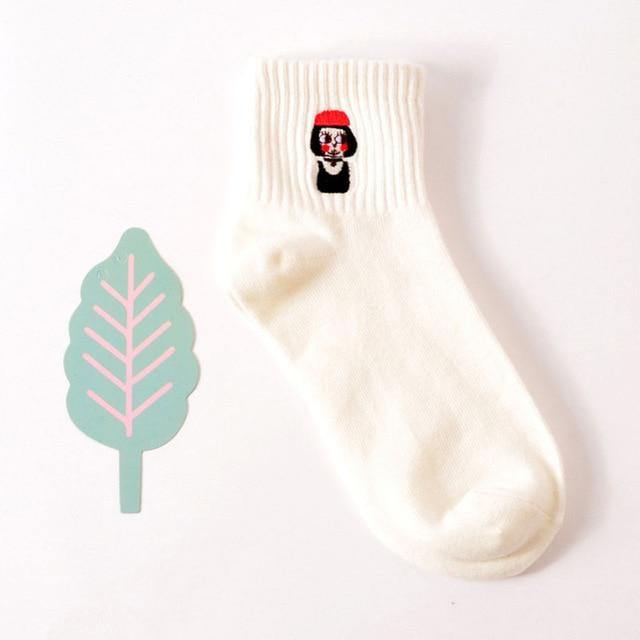 Cotton Short Character Socks - L & M Kee, LLC