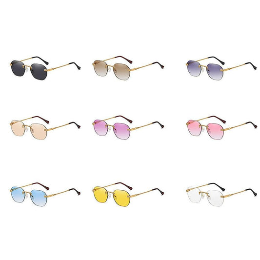 Gradient Rimless Sunglasses - L & M Kee, LLC