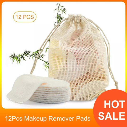 12 Pack Reusable Makeup Remover Pads - L & M Kee, LLC
