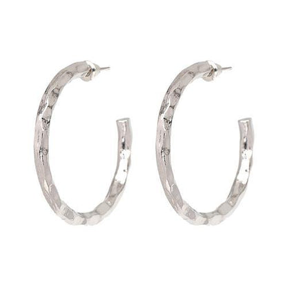 Metal Ginkgo Statement Earrings - L & M Kee, LLC