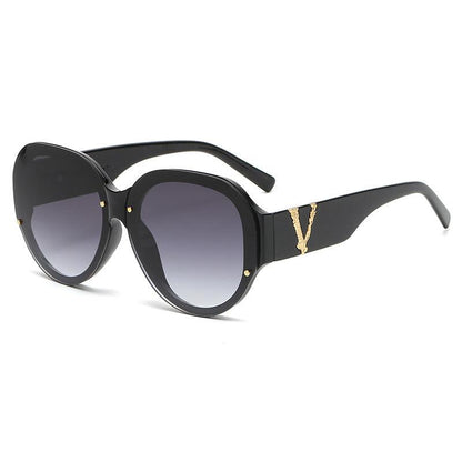 Large Frame Oval Sunglasses - L & M Kee, LLC