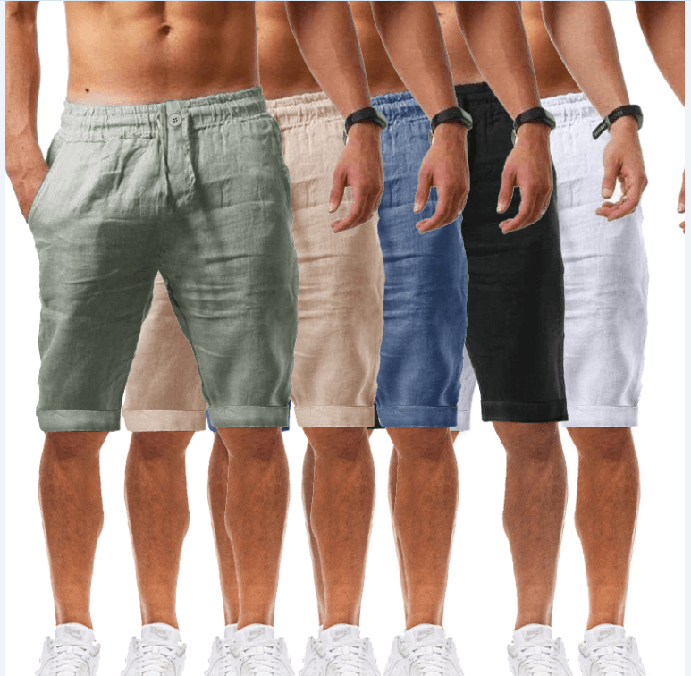 Sporty Linen Shorts - L & M Kee, LLC