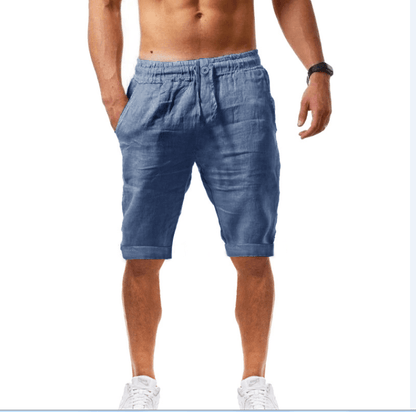 Sporty Linen Shorts - L & M Kee, LLC